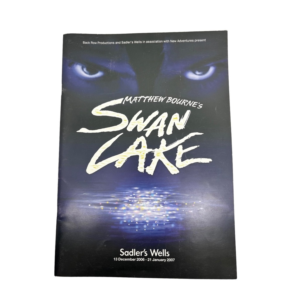 Matthew Bourne Swan Lake Sadler's Wells Ballet Program 2006/2007 Theatre‎ Gift